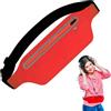 liuchanghe Marsupio Running, Porta Cellulare Corsa (per Ogni Telefono) per Uomo e Donna - Cintura Jogging per Jogging Viaggi Fitness Ciclismo (Rosso)