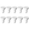 FLSNT Lampadina LED GU10, 6 W (equivalente a 60 W), 550 lm, 2700 K, luce bianca calda, non dimmerabile, confezione da 10