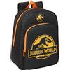 safta JURASSIC WORLD - Zaino scolastico per bambini, con motivo animato, ideale per scuola e ragazzi, comodo e versatile, qualità e resistenza, 26 x 11 x 34 cm