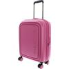 Mandarina Duck LOGODUCK + Trolley Cabin, Rosso viola., Linea iconica policarbonato