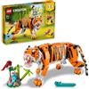 LEGO Creator 3 in 1 Tigre Maestosa, Si Trasforma in Panda o Pesce Koi, Set da Co