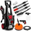 Jukon Idropulitrice Alta Pressione, 1600 W, Pressione Max. 200 Bar, Portata 480