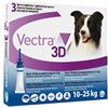 CEVA SALUTE ANIMALE SPA VECTRA 3D*3PIP 10-25KG BLU