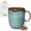 Villeroy & Boch Tazza con Manico Lave Glacé, 400 ml, Tazza in Terracotta con Manico, Ottima per Tutto il Giorno, Lavabile in Lavastoviglie e a Microonde
