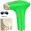 Haarlosy IPL Epilatore Luce Pulsata, 3-in-1 HR/SC/RA Epilatore Laser per Donna e Uomo, 9 Livelli di Energia Regolabile Adatto Depilatore Corpo, Viso, Ascelle, Gambe (Verde Scuro)