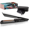 Cecotec Piastra per Capelli Professionale con Cavo Ritualcare Steamy. 62W, Tecnologia Avanzata a Vapore, Piastre in Ceramica, Serbatoio Magnetico Rimovibile, Cavo 360º, Schermo LED