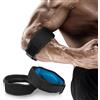 AGPTEK 2 Pz Supporto Gomito per Tennista e Golfista Tutore Epicondilite, Fascia Gomito Palestra con Cuscinetto di Compressione in EVA Comodo, per Rillevare i Dolori, Taglia Unica, Nero