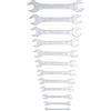 kippen 1044X - Set 12 Pezzi di Chiavi a Forchetta doppie in Acciaio al CHROME VANADIUM DIN 3110. Misure: 6-32 mm.