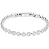 Swarovski Braccialetto Angelic, bianco, Placcatura rodio