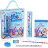 Vicloon Set Cancelleria Scuola, Cancelleria per Regalo Bambina, Cancelleria per Unicorno, Set di Matite a Forma di Unicorno Astucci Penna, Cancelleria per Bambina Regalo di Natale, Oceano