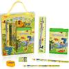 Vicloon Set Cancelleria Scuola, Cancelleria per Regalo Bambina, Cancelleria per Unicorno, Set di Matite a Forma di Unicorno Astucci Penna, Cancelleria per Bambina Regalo di Natale, Dinosauro