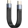 OFFCUP Cavo di Ricarica Rapida, Cavo USB C a Corto 13cm, Cavi USB-C, Velocità di Trasmissione Elevata, Facile da Trasportare