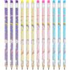 Vicloon Unicorno Matite, 12pcs Matite per Bambini con Gomma, Simpatici Animali HB Unicorno di Grafite in Legno con Elementi per Esami, Scuola, Ufficio, Disegno e Schizzi (Unicorno)