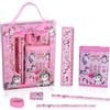 Vicloon Set Cancelleria Scuola, Cancelleria per Regalo Bambina, per Unicorno, Set di Matite a Forma di Unicorno Astucci Penna, per Bambina Regalo di Natale