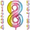 OFFCUP Palloncini Compleanno Colore Sfumato 101 CM, Palloncino Numero 8, Foil Palloncini Numeri, Giganti Palloncini Numeri, Decorazioni Festa Compleanno, Gonfiabili Pallone per Anniversario