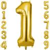 OFFCUP Palloncini Compleanno Dorati 101 CM, Palloncino Numero 1, Foil Palloncini Numeri, Giganti Palloncini Numeri, Decorazioni Festa Compleanno, Gonfiabili Pallone per Anniversario