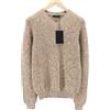 DSQUARED2 Donna Maglione ~ S Marrone Pura Lana Maglia Lunga Maniche Scollo A V