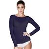 Jadea Maglia manica lunga Donna Jadea scollo a barca in cashmere art. 4064 Navy
