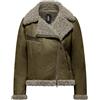 Bomboogie Giacca con pelliccia Donna Bomboogie mod. Metz art. JWMETZTPSF5 Dark moss green