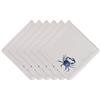 DII Set da tavolo, cotone, granchio blu, tovagliolo