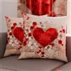 PETTI Artigiani Italiani - Coppia di Federe Cuscino 35x35 cm in Microfibra, Cuscini Arredo Camera da Letto, Divano, Salotto, Set 2 Fodere Copricuscino, Federa Shabby 338, 100% Made in Italy