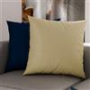PETTI Artigiani Italiani - Coppia di Federe Cuscino 45x45 cm in Microfibra, Cuscini Arredo Camera da Letto, Divano, Set 2 Fodere Copricuscino, Federa Double Face Blu Tortora
