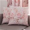 PETTI Artigiani Italiani - Coppia di Federe Cuscino 35x35 cm in Microfibra, Cuscini Arredo Camera da Letto, Divano, Salotto, Set 2 Fodere Copricuscino, Federa Shabby 340, 100% Made in Italy