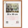 3-B Cornice portafoto LUND - marrone (rovere) - 20 x 30 cm - Cornice in legno, cornice per foto con vetro acrilico