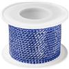 Ieron 10mx2mm Strass Trim Catena di Strass Trim Nastro Rotolo Strass Strisce per Cucito Artigianato Gioielli Torta Nuziale Vestiti Fai da Te (Blu)