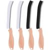 TQRR Spazzole Per Pulire- 2 pezzi Spazzola per WC, Spazzola Per La Pulizia Delle Fissure, Multifunzionale Spazzola Pulizia Casa per Cucina, Bagno, Finestra (4, Rosa)