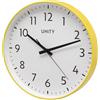 Unity Orologio da parete, Fradley, silenzioso, moderno, giallo, 30 cm
