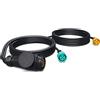 AUTOLIGHT 24 Set di cavi per rimorchio, 7 metri, 13 poli, luci posteriori, cablaggio con connettore a baionetta