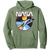NASA Retro Lift Off Space Felpa con Cappuccio