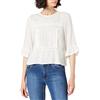 ONLY ONLANEMONE 3/4 Flaired Top Noos Wvn Camicia da Donna, Cloud Dancer, 40