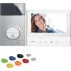 Bticino 363911 KIT VIDEOCITOFONO WIFI MONOFAMILIARE, 1 Pulsantiera Esterna con Campanello e Telecamera + 1 Monitor Interno 7"" Touchscreen con Vivavoce, Contrabile da App, Espandibile per Bifamiliare