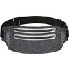 AOOSU Cintura Jogging per Sportivo, Cintura da Corsa per Donne e Uomini, Marsupio Running con Doppia Catena, per Escursioni, Fitness, Viaggi, Corsa, Pocking, Accessori (Grigio)