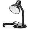 Aigostar Lampada da Scrivania Vintage, Lampada da Tavolo Compatibile con Lampadine LED Modello E27, Senza Lampadina, Max 240V, Nero, per Adolescenti, Bambini, Ragazze, Leggere, Lavorare, Studiare