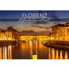 Edition Seidel Calendario Premium Firenze Storia Giorno e Notte 2026 Formato DIN A3 Calendario da parete Italia Toscana Michelangelo Ponte Vecchio Uffizi San Giovanni Melanie Viola