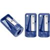 QUARKZMAN 3 Pezzi Temperamatite da Falegname Carpentiere per Matita da Falegname Temperamatite Portatile per Lavorazione del Legno per Matita Muratore Cantiere (Blu Scuro)