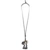Liebeskind Bear Pendant Dancing Letters SFT Nap, Pendente Donna, Bordeaux