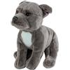 Teddys Rothenburg Peluche cane grigio 30 cm American Staffordshire Terrier animali di peluche cane Pitbull
