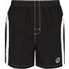 Bugatti® - Pantaloncini da bagno da uomo, colore nero o blu marino, con strisce laterali di colore bianco nero Medium