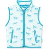Playshoes Gilet in pile, Piano da esterno Unisex - Bambini e ragazzi, Cavalli, 152