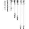 Kutocesy Set Plug Per Pene Chastity Cage Plug Uretrale in Acciaio Inossidabile E Silicone Catetere Cavo Uretra Sound Giocattolo Sessuale Per Uomini