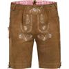 AMZHOTER Lederhosen Oktoberfest Uomo Lederhosen Vestito Tirolese Costume Pantaloni Oktoberfest Bavarese Costume Uomo Marrone 50
