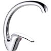 SQUADO Rubinetto da Cucina Monocomando con Rotazione a 360° - Miscelatore Caldo e Freddo, Rubinetto Lavello Cucina con Installazione Facile, Tubi da 40 cm Inclusi