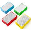 Toukit Spugna Abrasiva Diamantato x4 Tampone Abrasivo per Pavimenti Spugna Diamantata Spugna Abrasiva per Legno Pavimenti Vetro Cucina Piastrelle Ceramica 60/100/200/400 Spugne Abrasive Grana Fine e Grande