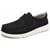Bruno Marc Mocassini da Donna Mocassini Slip-on Scarpe Classiche Casual Morbide e Confortevoli,Size 38.5,Nero,SBLS225W