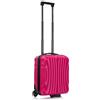 R.Leone Valigia 45x36x20 cm Easyjet Trolley Bagaglio a Mano 2 Ruota in ABS 20374ES (45x36x20cm 2Ruota, Fucsia)