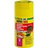 JBL PRONOVO RED GRANO, Mangime principale per pesci rossi da 8-20 cm, granulato per pesci, dosatore a clic, taglia M, 100 ml